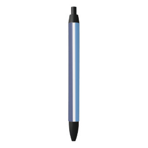 Blauwe strepen zwarte inkt pen
