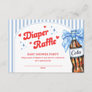 Blauwe Strik Ze Staan Op Barsten Luiers Raffle Kaa Informatiekaartje
