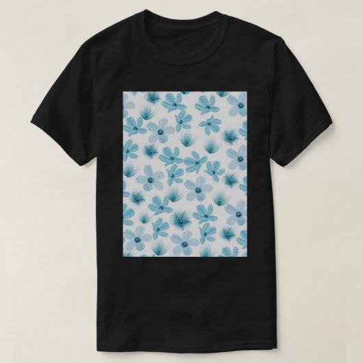 BLAUWE STROMEN T-SHIRT (Design voorkant)