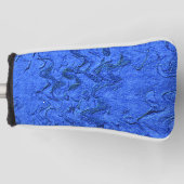 BLAUWE STROOMWATER GOLFHEADCOVER (Voorkant)