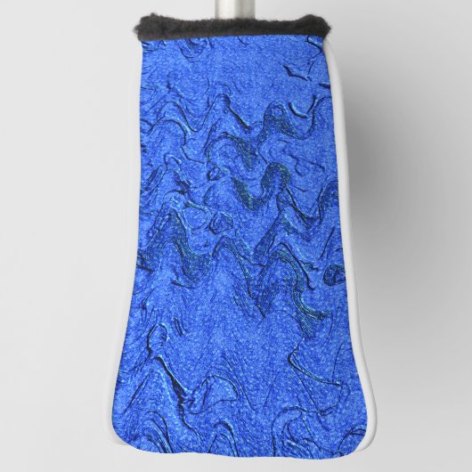 BLAUWE STROOMWATER GOLFHEADCOVER (Draai 90)