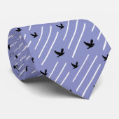 Blauwe Stropdas (Opgerold)