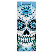 Blauwe Suikerhuid Wijn Cadeautas (Achterkant)