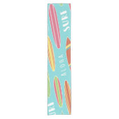 Blauwe Surfboard Tafelloper (Voorkant)