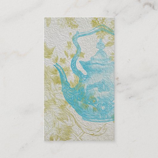  blauwe taarten visitekaartje (Voorkant)