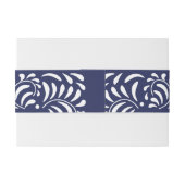 BLAUWE TALAVERA BLOEM UITNODIGINGEN WIKKEL (Achterkant Voorbeeld)