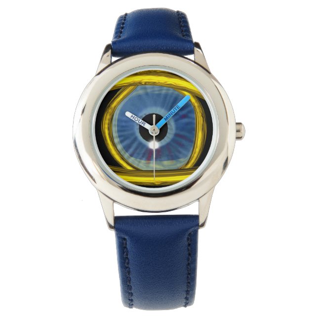 BLAUWE TALISMAN/BLAUWE OGEN HORLOGE (Voorkant)