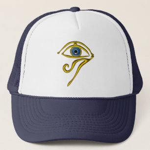 BLAUWE TALISMAN / GOUD HORUS OOG TRUCKER PET