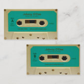 Blauwe tape visitekaartje (Voorkant / Achterkant)