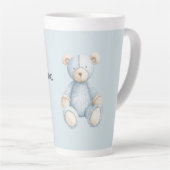 Blauwe Teddybeer Latte Mok (Rechterhoek)