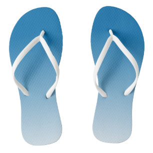blauwe teenslippers