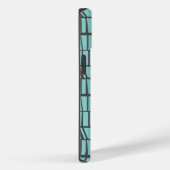 Blauwe tegels Case-Mate iPhone case (Achterkant / Rechts)