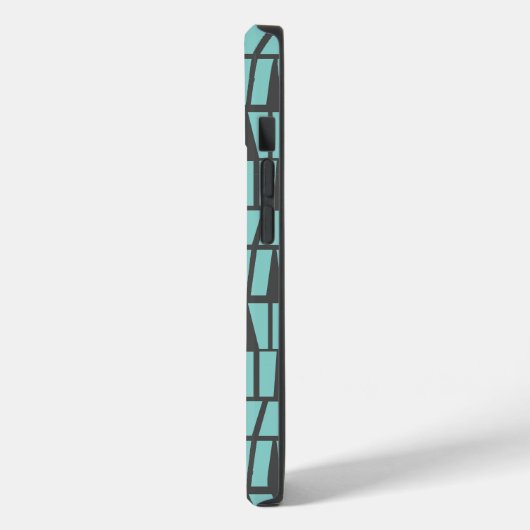 Blauwe tegels Case-Mate iPhone case (Achterkant / Links)