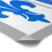 Blauwe Tegels Lagniappe Poster (Hoek)