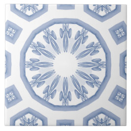Blauwe tegels, mozaïek, majolica, tegeltje