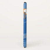 Blauwe telefooncel cadeau met tennisspeler voor ma Case-Mate iPhone case (Achterkant / rechts)