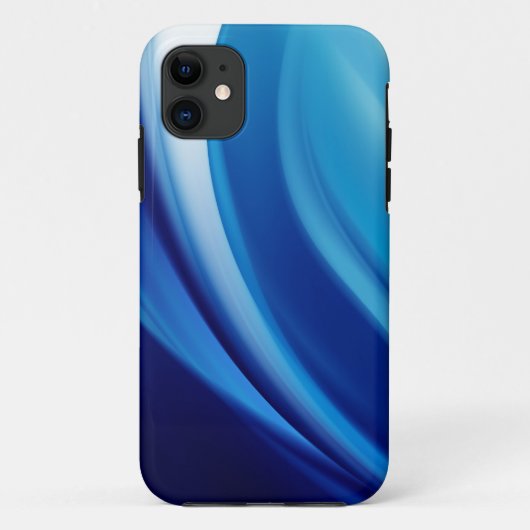 Blauwe telefooncel Case-Mate iPhone case (Achterkant)