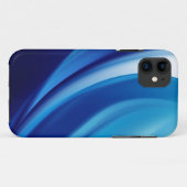 Blauwe telefooncel Case-Mate iPhone case (Achterkant (horizontaal))