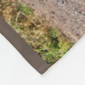 Blauwe Thanksgiving Dag Turkije Fleece Deken (Hoek)