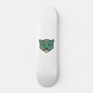 Blauwe tijger skateboard