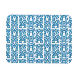 Blauwe Tiki Geluksfiguur Symbool Magneet