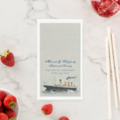  Blauwe Titanic Event Servet (Insitu)