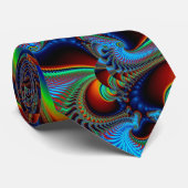 Blauwe toestand stropdas (Opgerold)