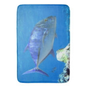 Blauwe tonijn badmat (Voorkant Verticaal)