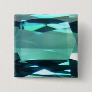 Blauwe Topaas 4 Vierkante Button 5,1 Cm