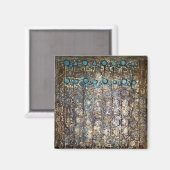 Blauwe topez magneet (Voorkant / Achterkant)