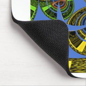 Blauwe traditie muismat (Hoek)