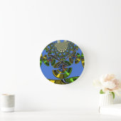 Blauwe traditie ronde klok (Huis)