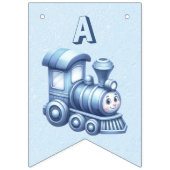 Blauwe Trein Bunting Flag Vlaggetjes (Derde vlag)