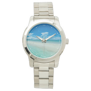 Blauwe tropische zeezicht, Palau Horloge