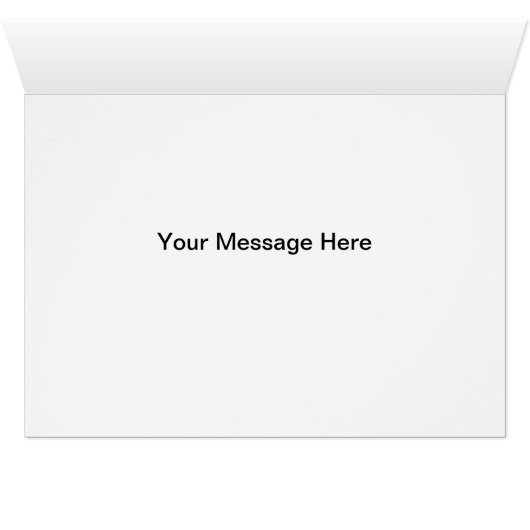 Blauwe Trouw Dankkaart met Diamant Hart (Binnen Horizontaal (Onder))