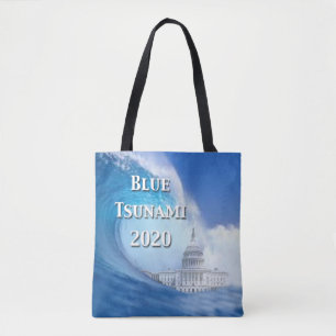 Blauwe Tsunami Verkiezing 2020 Draagtas