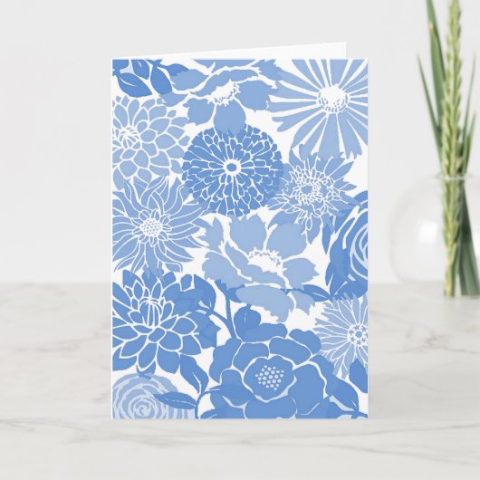 Blauwe tuin kaart (Voorkant)