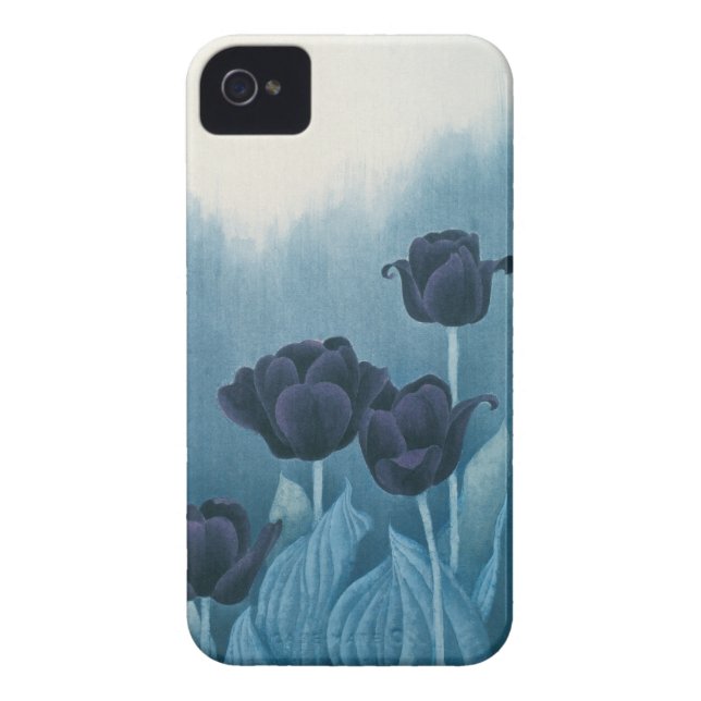 Blauwe tulp Case-Mate iPhone case (Achterkant)