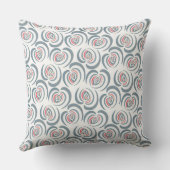 Blauwe tulp kussen (Achterkant)