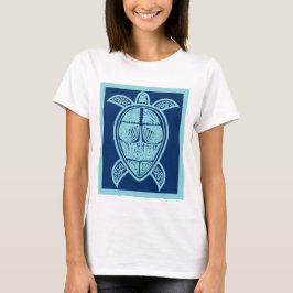 Blauwe Turtle T-shirt