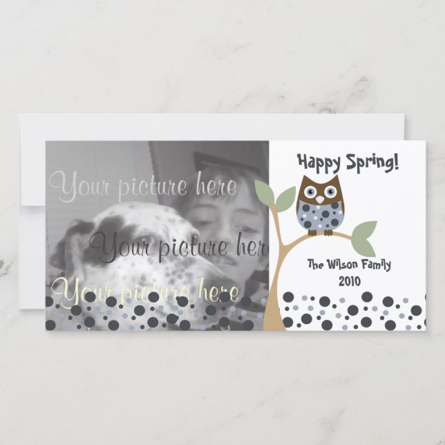 Blauwe Uil Baby (Voorkant)