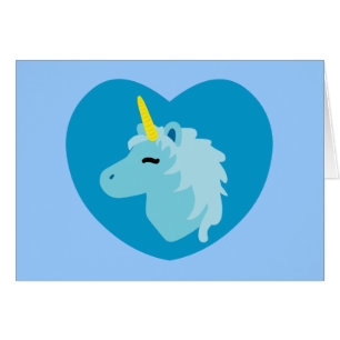 Blauwe unicorn