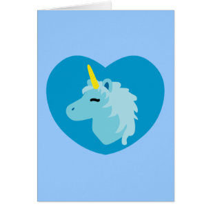 Blauwe unicorn