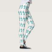 Blauwe Unicorn Magic met hart Leggings (Rechts)