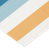 Blauwe uniforme strepen tafelkleed (Gekanteld)