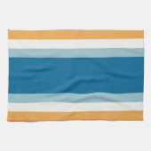 Blauwe uniforme strepen theedoek (Horizontaal)