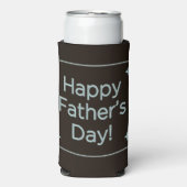 Blauwe vaders dag tekst donkerbruin (Seltzer Voorkant)