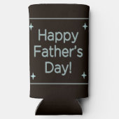 Blauwe vaders dag tekst donkerbruin (Achterkant)