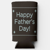 Blauwe vaders dag tekst donkerbruin (Voorkant)