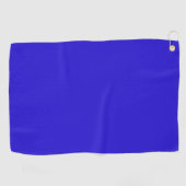 Blauwe, vaste kleur golfhanddoek (Horizontaal)